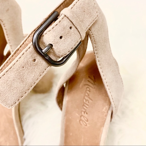 Madewell The Rosalie High Heel Beige Tan Sandals - Picture 8 of 8